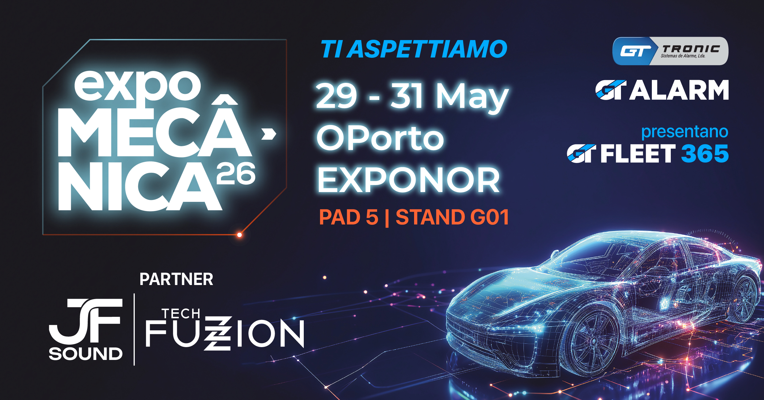 GT ALARM e GT TRONIC ad Expomecanica in Portogallo