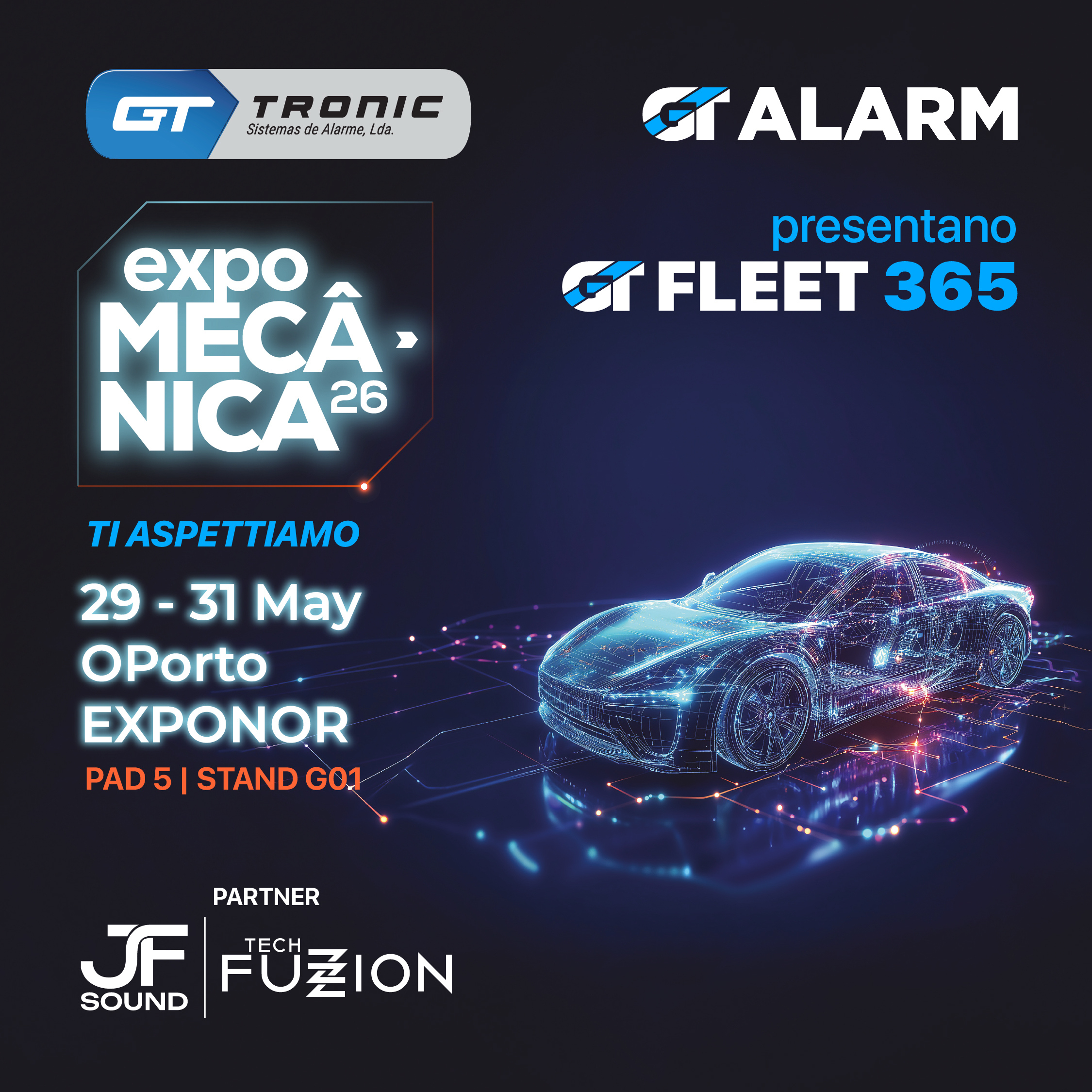 GT ALARM e GT TRONIC ad Expomecanica in Portogallo GT ALARM e GT TRONIC ad Expomecanica in Portogallo